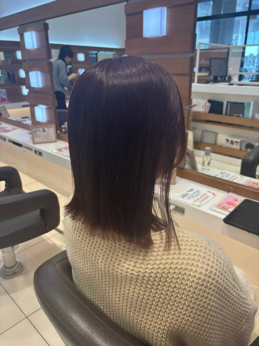 ミディアム カラー 💎【ちゅるんカラ ー】あいみ💎のヘアスタイル