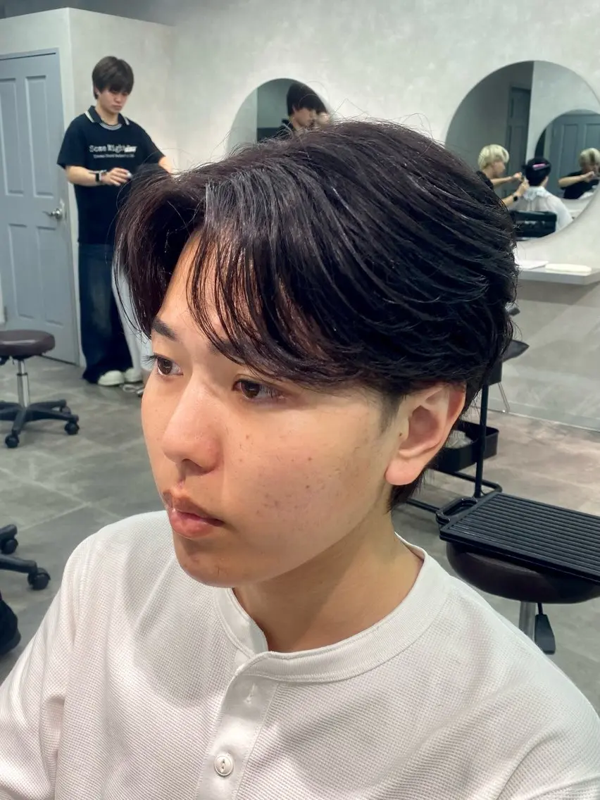 【men's限定】朝のセットが楽になるパーマ🩶🎶の写真
