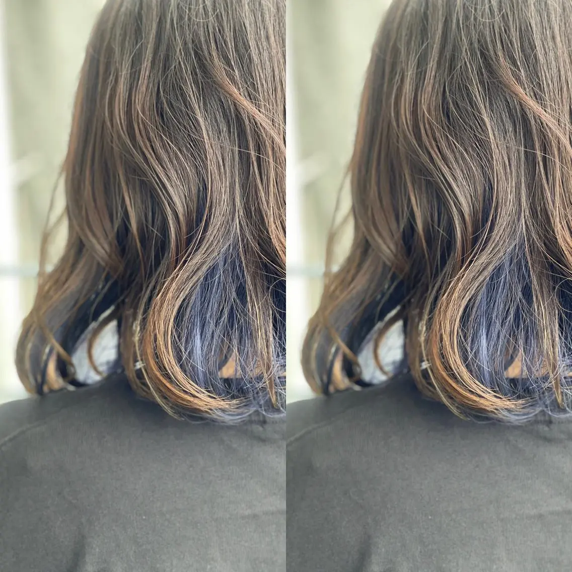ミディアム カラー インナーカラー Snaly カラー特化ページのヘアスタイル