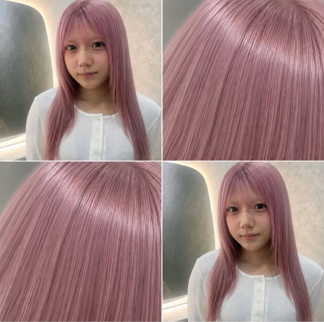 ロング カラー 色落ちまで盛れる 💟まなみのヘアスタイル