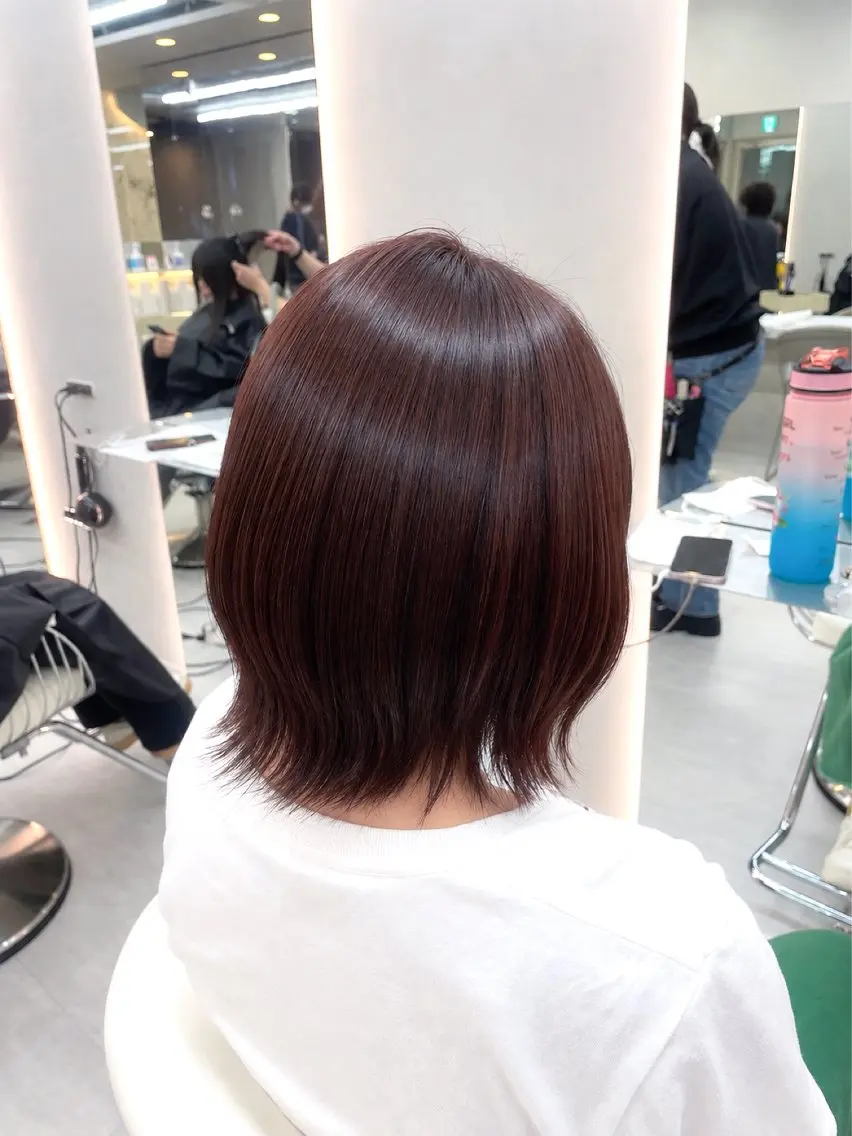 セミロング カラー 🫧 透明感カラー/ Karin 🫧のヘアスタイル
