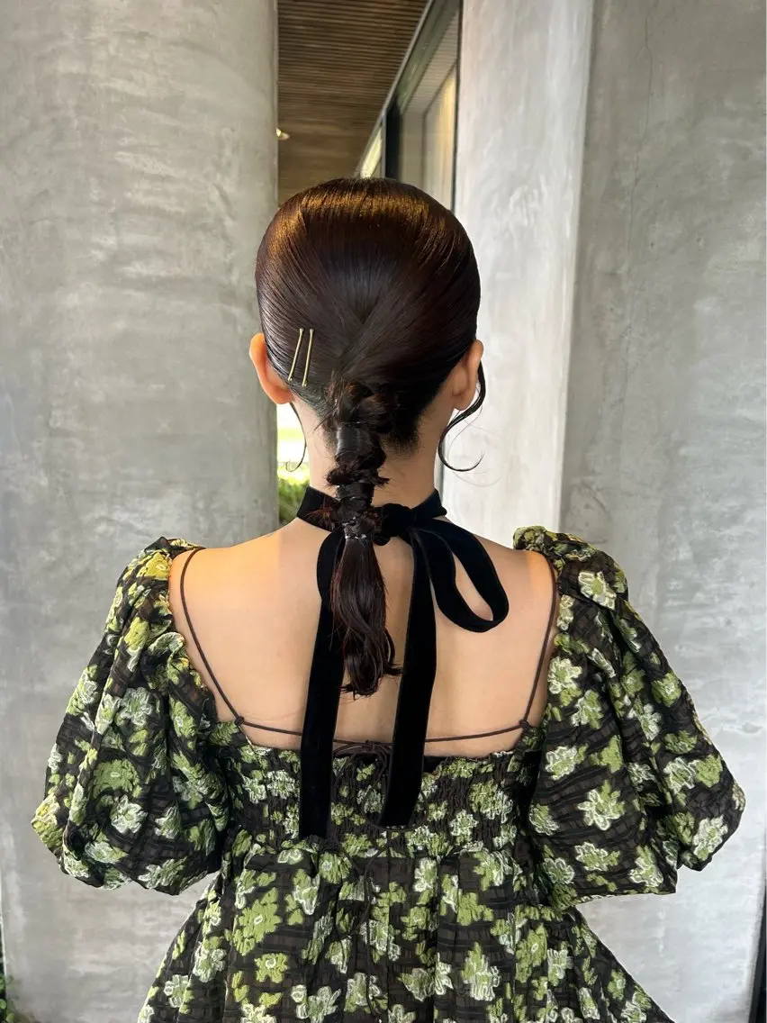 【 人気No.1 𓍯】崩れない!お呼ばれヘアセット🩰の写真