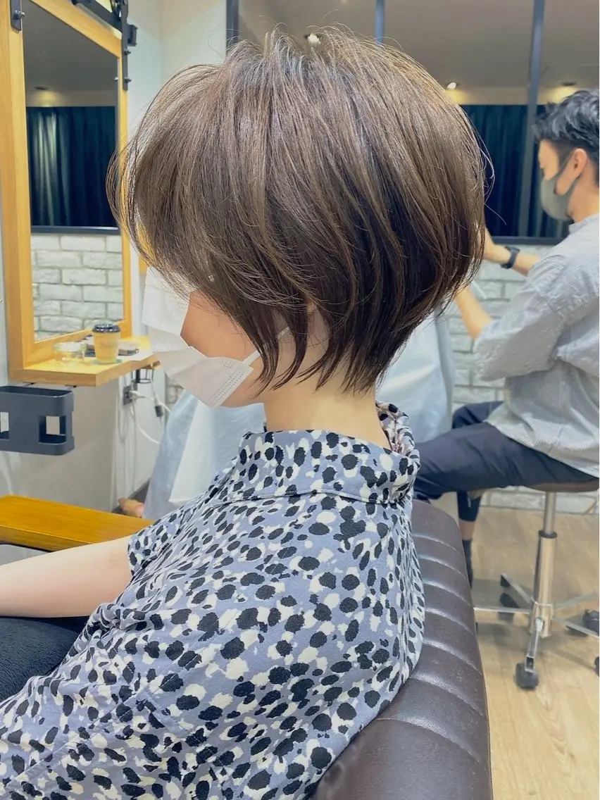ショート 銀座/大人ショート /絶壁解消/若狭真央のヘアスタイル