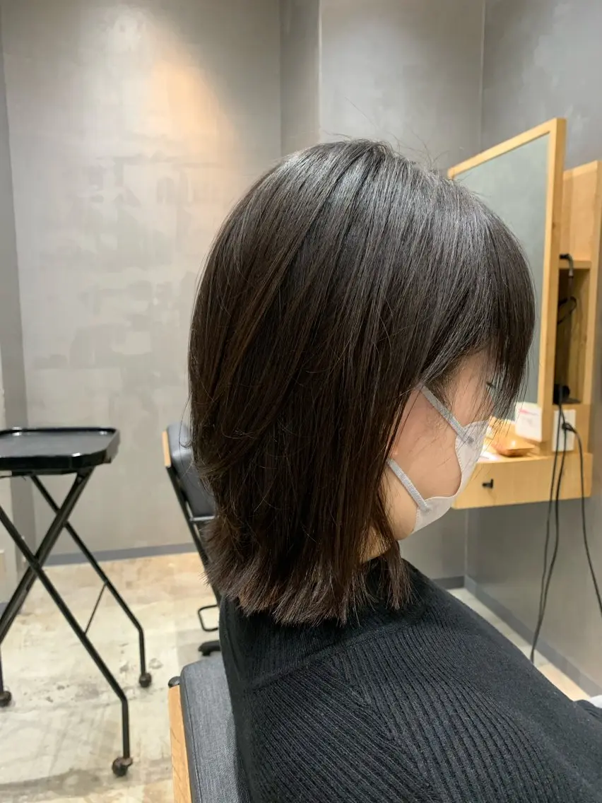 ミディアム ボブ 心斎橋大人ヘア🍬 泉　準のヘアスタイル
