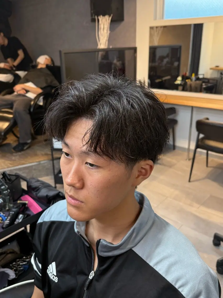 メンズ センターパート 学生（メンズ向け） カット 直毛改善特化美容師/ 大森雄貴のヘアスタイル