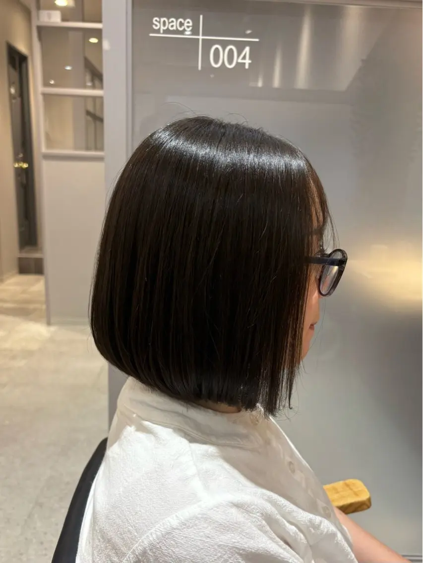 ショート ボブ 黒川 真裕のヘアスタイル