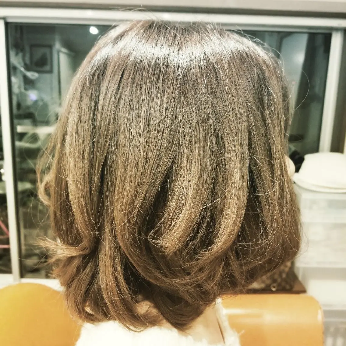 ショート カラー アディクシーカラー バレイヤージュ 外国人風カラー レイヤーカット トリートメント spa hair ark 富井直美のヘアスタイル