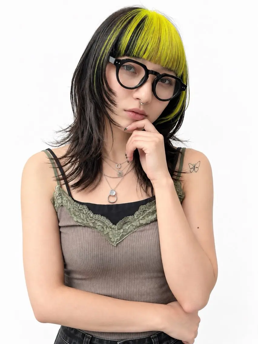 ミディアム ヘアカラー トリートメント ヘアセット 銀座/似合わせカット /髪質改善/油谷樹️のヘアスタイル