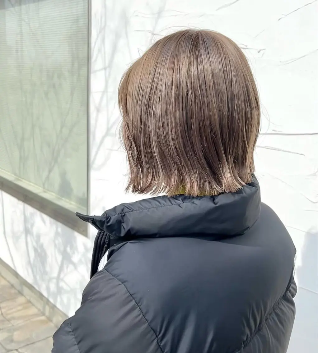 ミディアム 樋富 優香のヘアスタイル