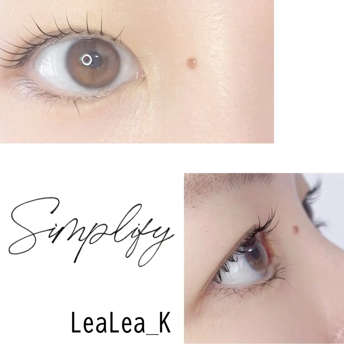 マツエク・マツパ 一重×まつ毛パーマ LeaLea_K MIZUKIのマツエク・マツパデザイン
