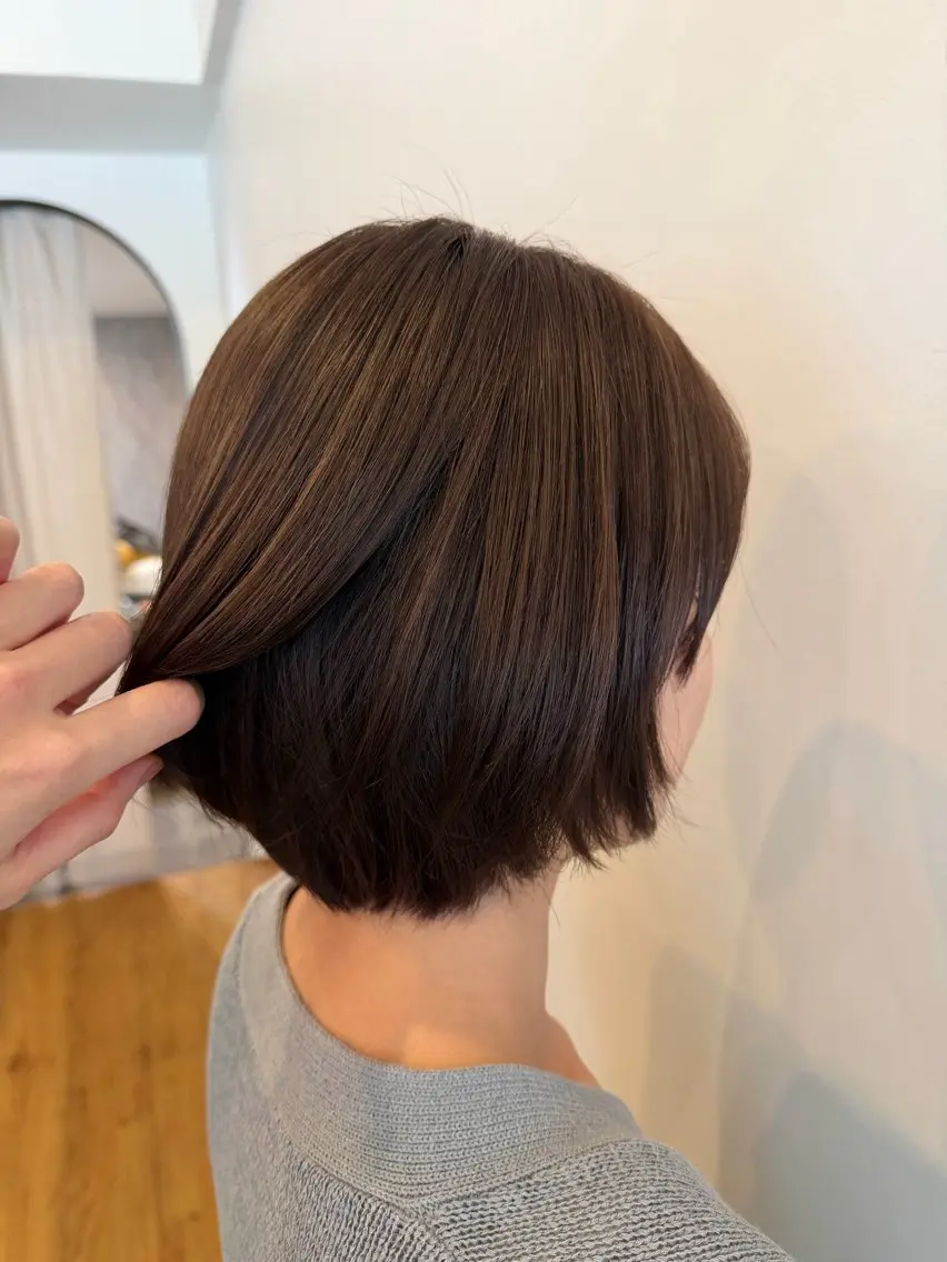 カラー ブリーチ ブラウンカラー La Coeur AKIのヘアスタイル