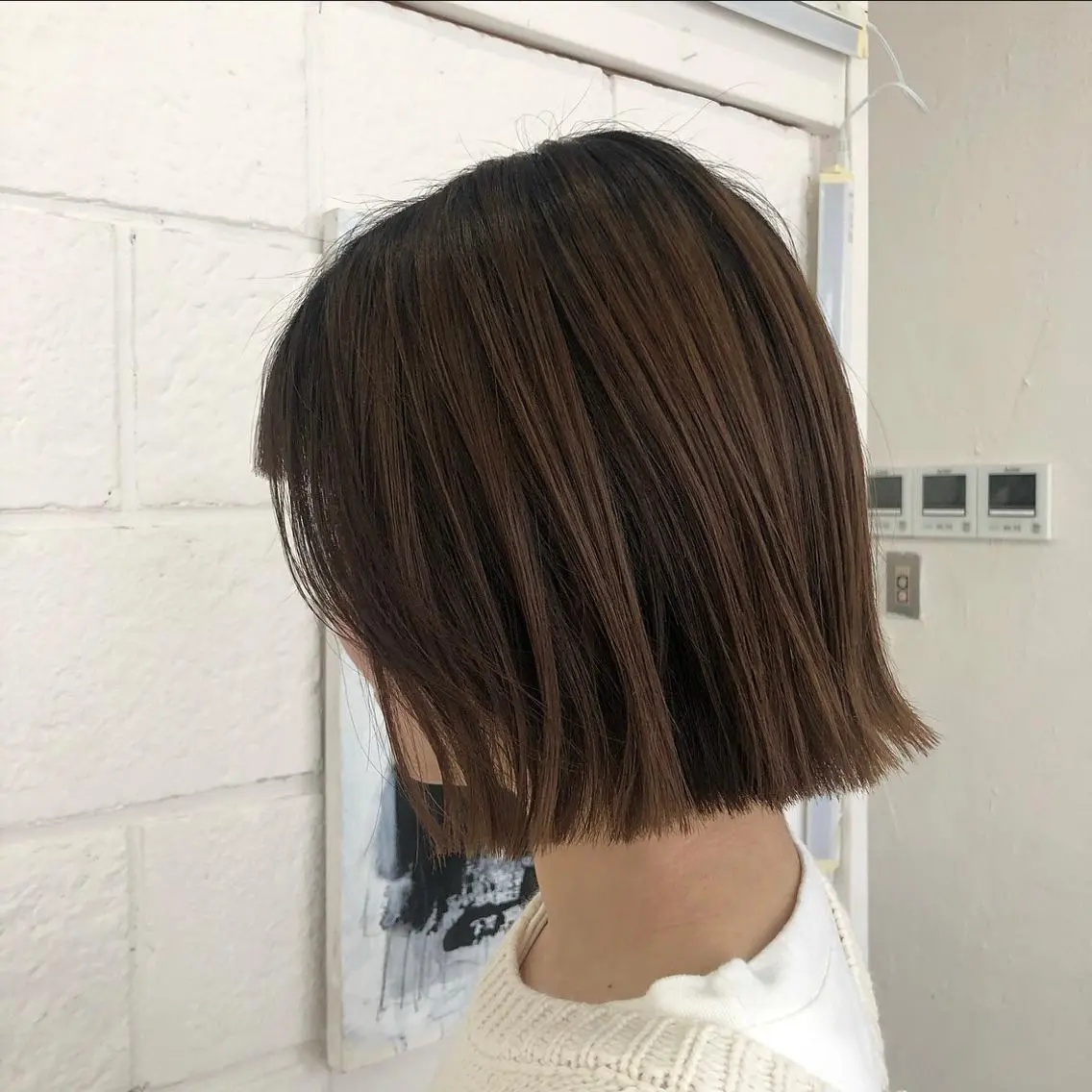 ミディアム miku🌿‬ メンズバレイヤージュのヘアスタイル