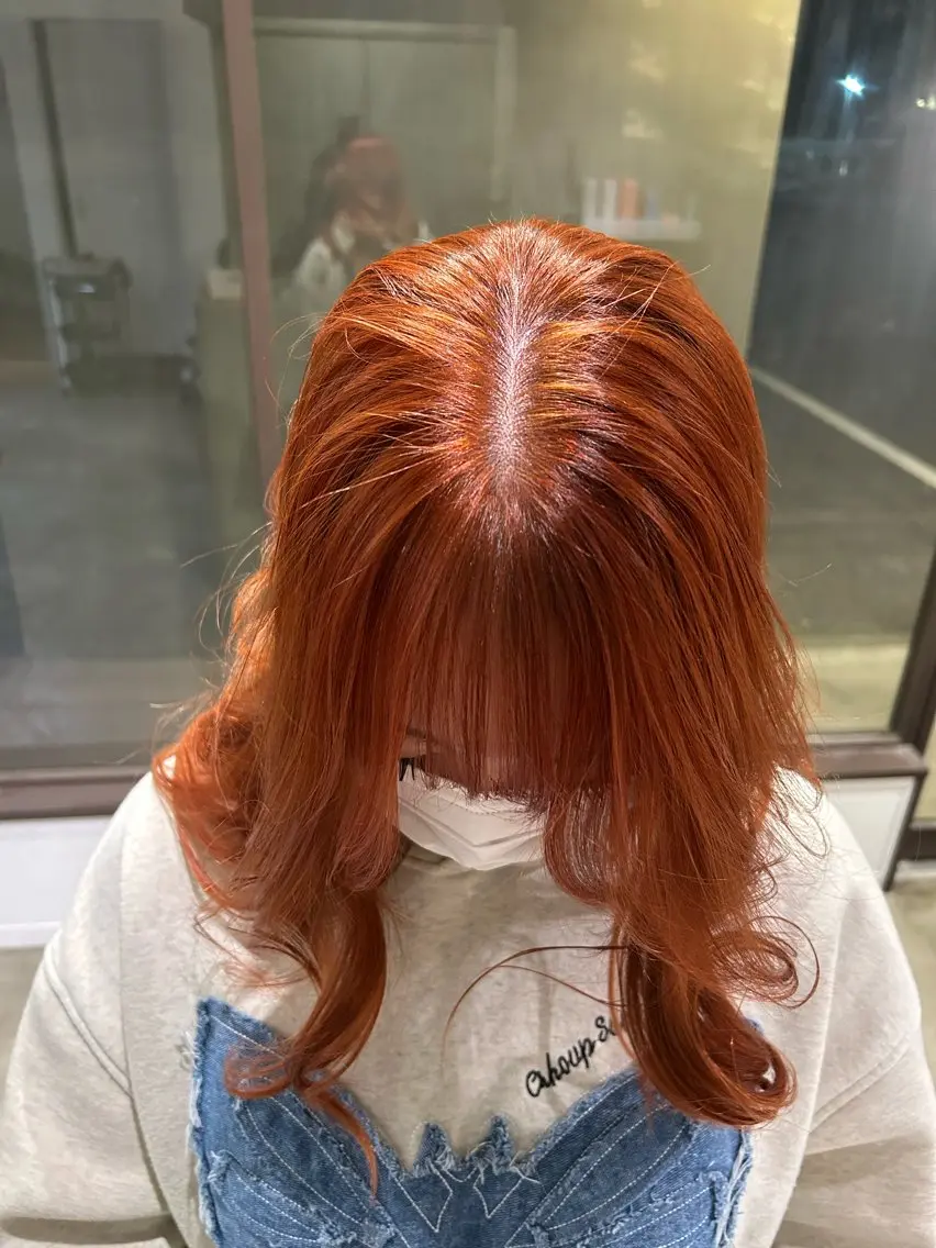 ロング ヘアカラー くろだ まみのヘアスタイル