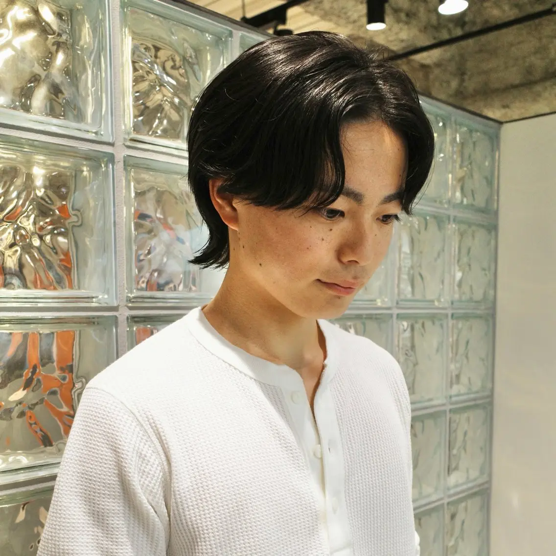メンズ メンズパーマ カット パーマ ヨシカワ タツキのヘアスタイル