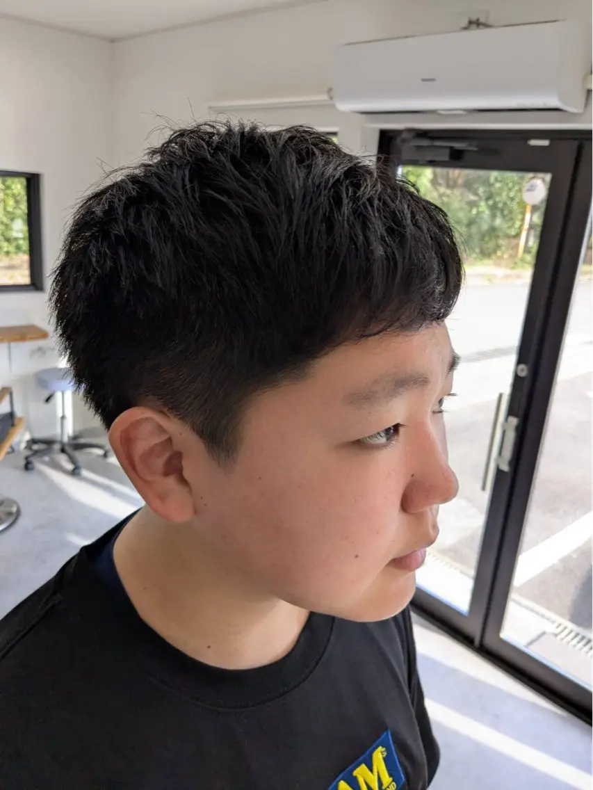 メンズ カット No.4 ナチュラル なつみのヘアスタイル