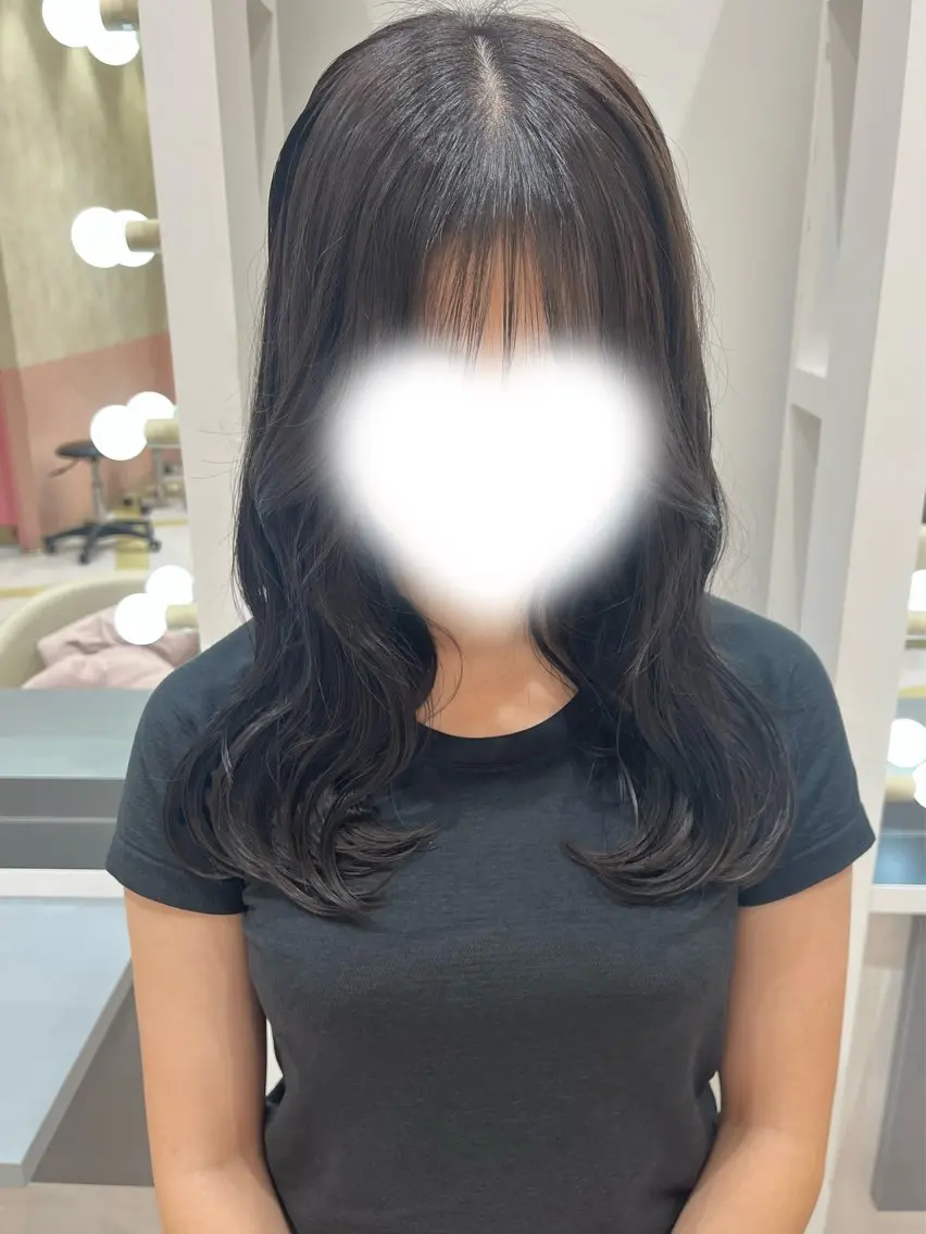 カラー ブリーチ グレージュ ヘアカラー Lee梅田店/ なのはのヘアスタイル
