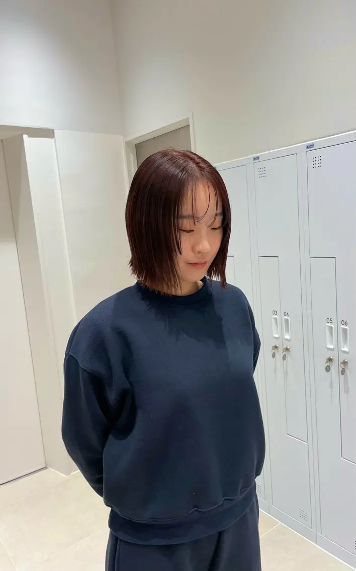 ミディアム ヘアカラー トリートメント minatsu 東京の技術を京都でのヘアスタイル
