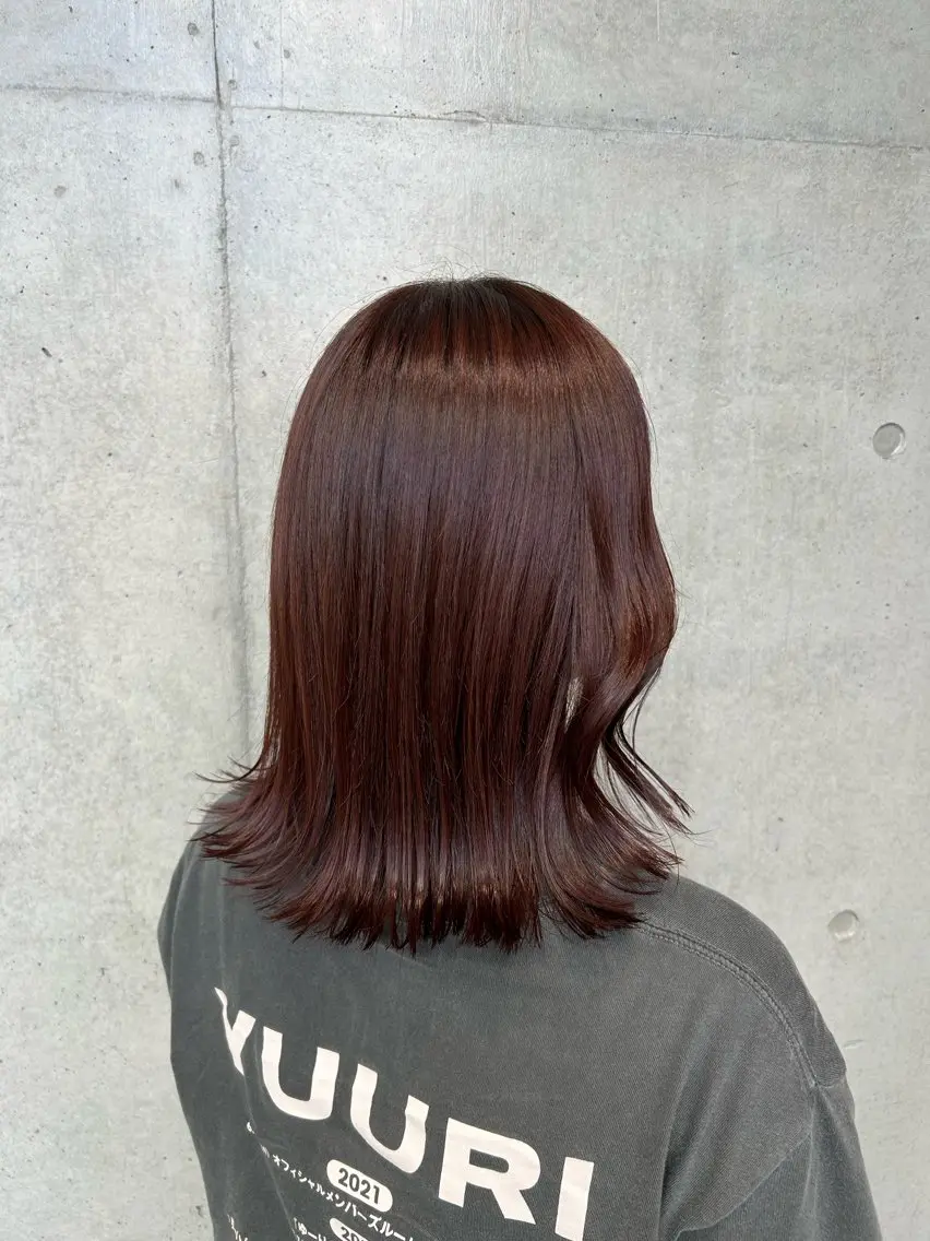 ショート カラー ヘアアレンジ カット ヘアカラー トリートメント ボブ艶モテカラー🫧 カリンのヘアスタイル