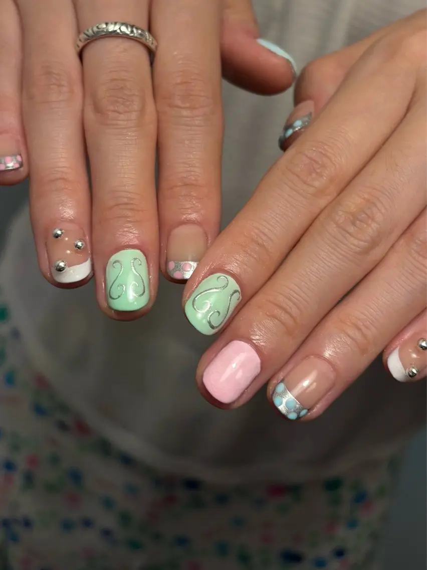 ネイル アートネイル 持ち込み ニュアンスネイル ハンドネイル めいか /Meikaのネイルデザイン