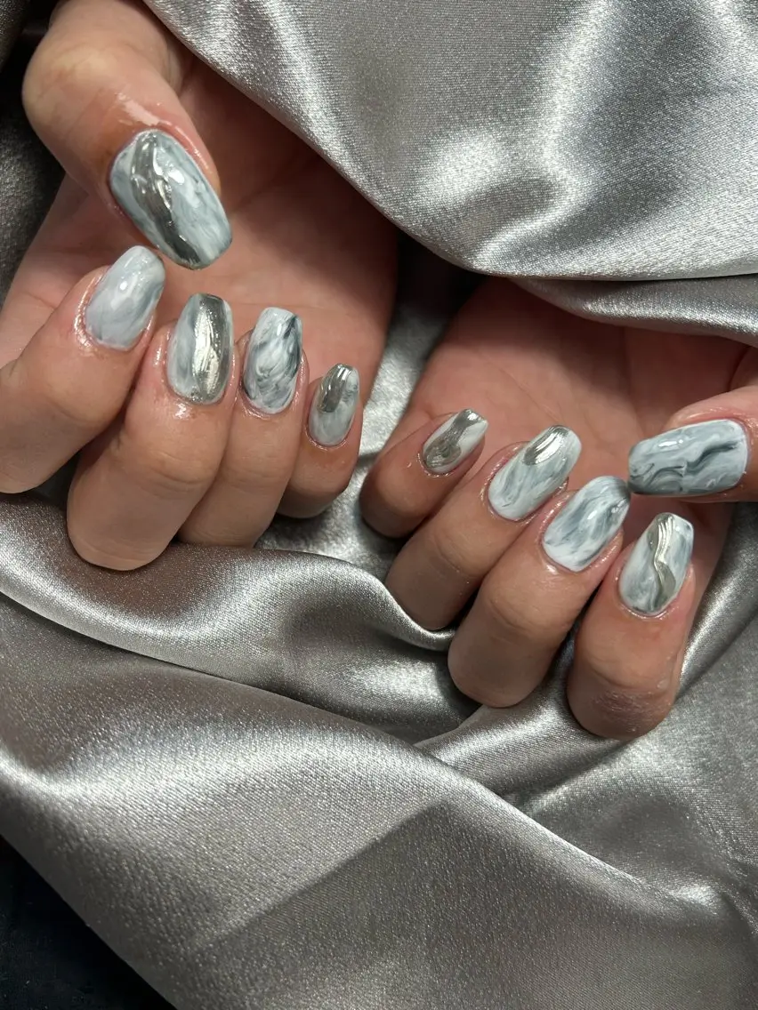 ネイル チークネイル フットネイル フレンチネイル ジェルネイル マグネットネイル ハンドネイル Lamb nail Ayanaのネイルデザイン