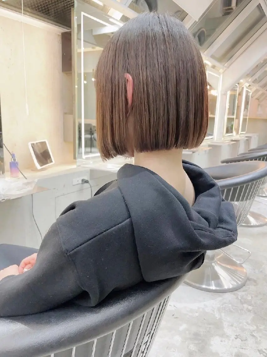カラー ショート カット ヘアカラー トリートメント 髪質改善/韓国ヘア /透明感カラー🧸のヘアスタイル