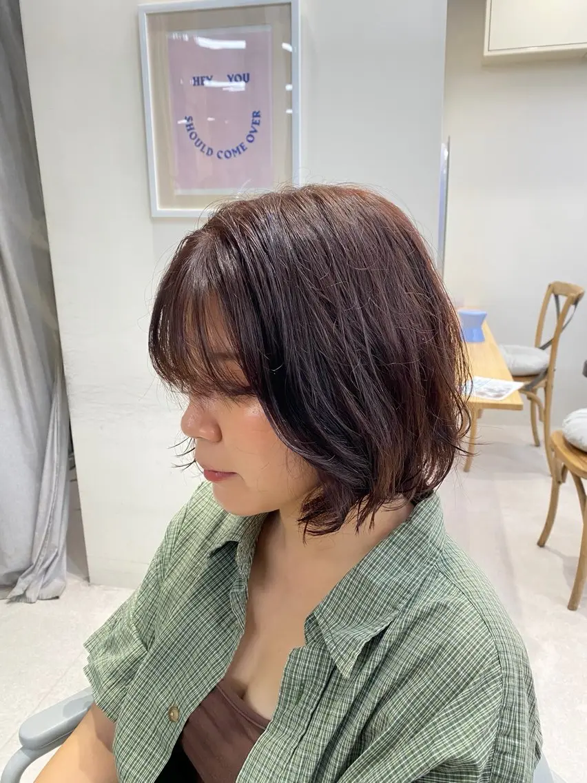 ショート カット パーマ 🍓暖色カラー🍓 fuminaのヘアスタイル