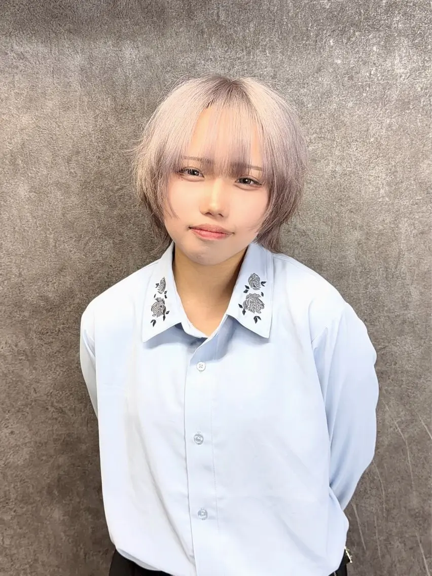 ダブルカラー➕カットの写真