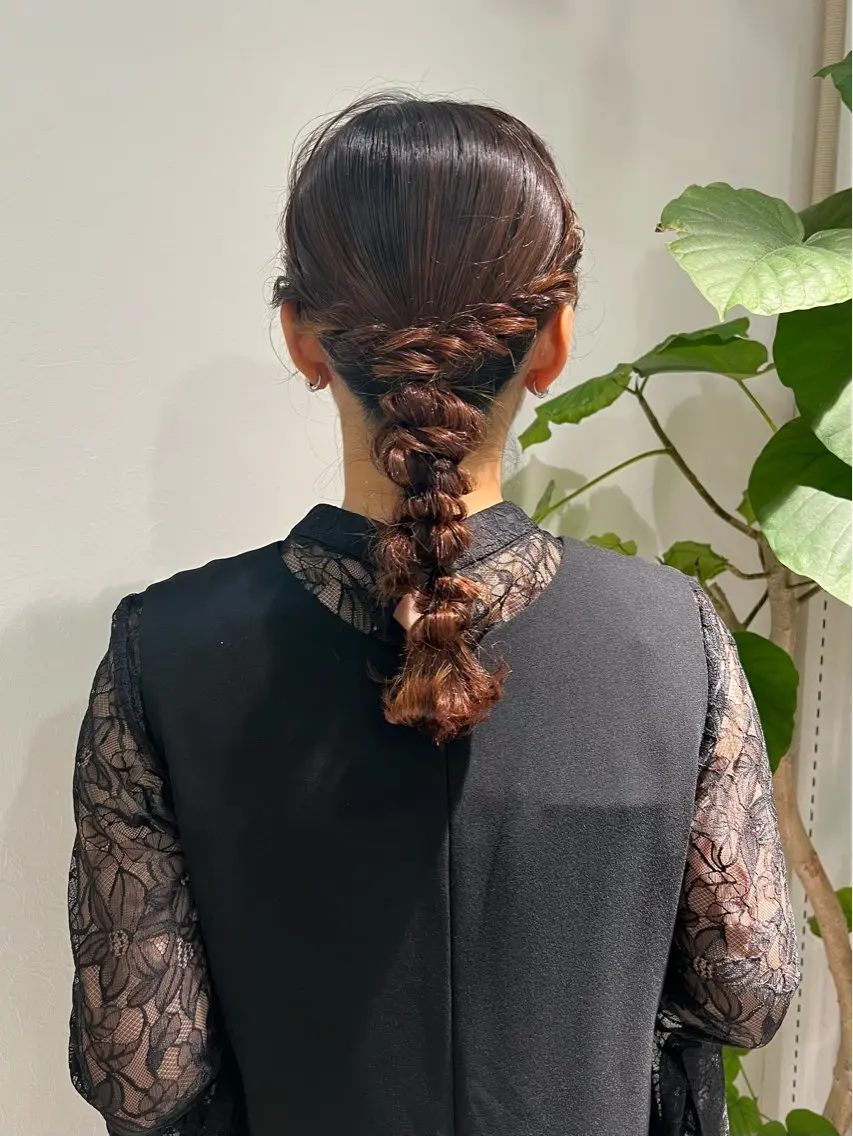 ミディアム カラー ヘアアレンジ 「sumi」 AMIのヘアスタイル