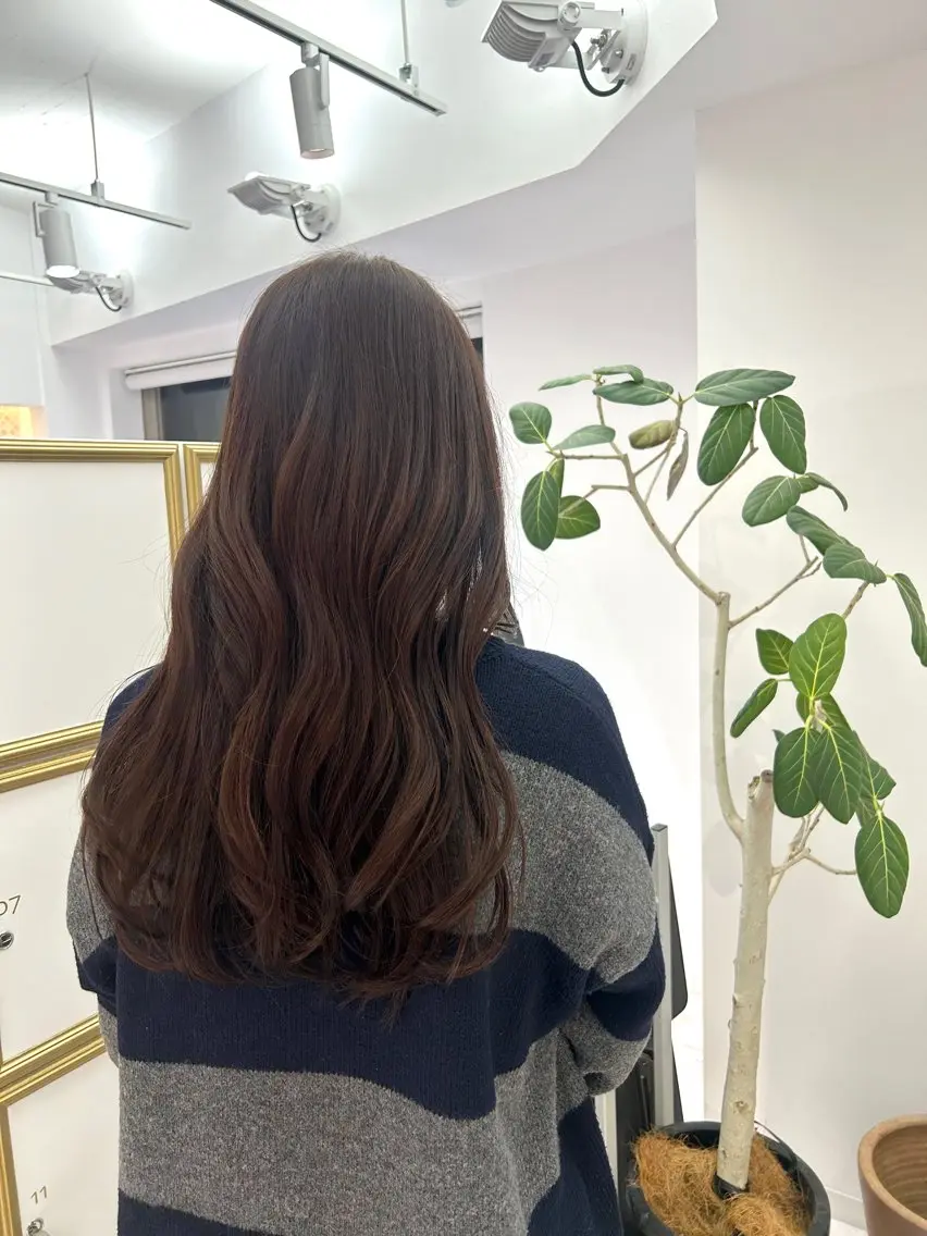 ロング カラー カット ヘアカラー 🍓似合わせカット× パーマ/矢木🍓のヘアスタイル
