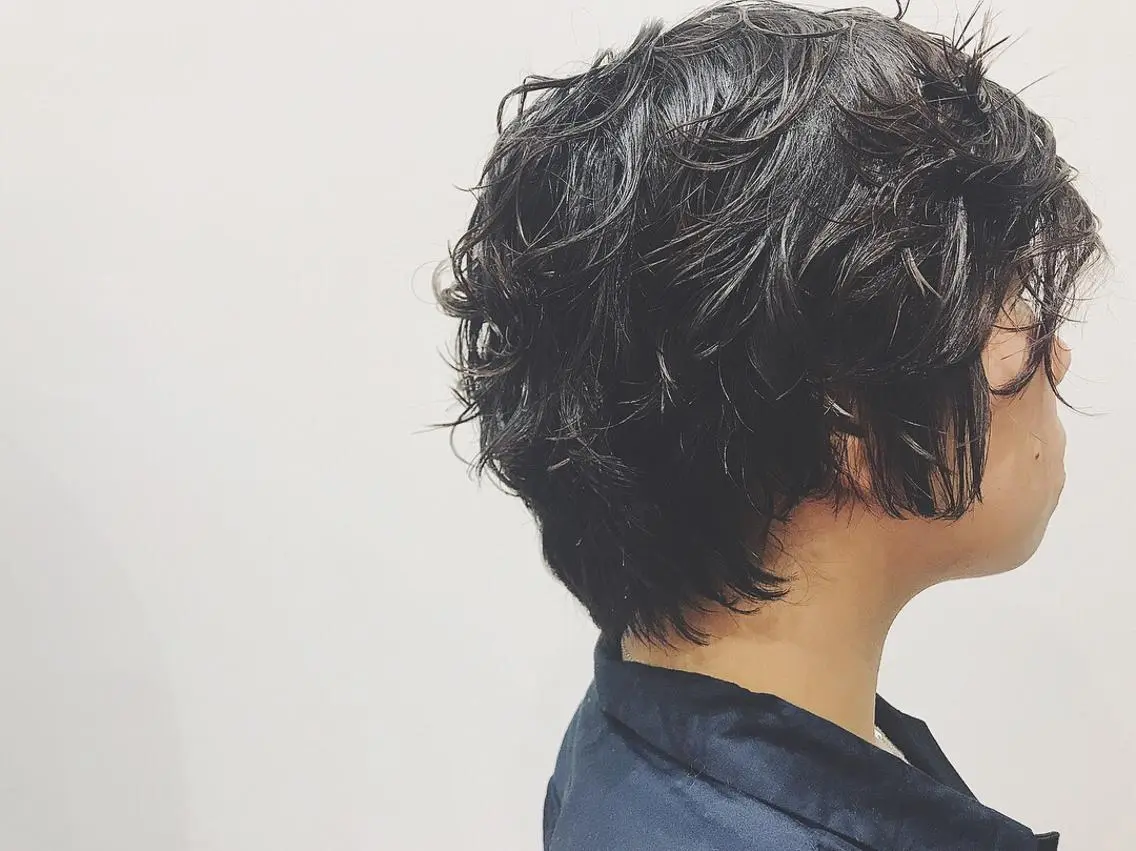 ショート パーマ くるくるパーマ aikoのヘアスタイル