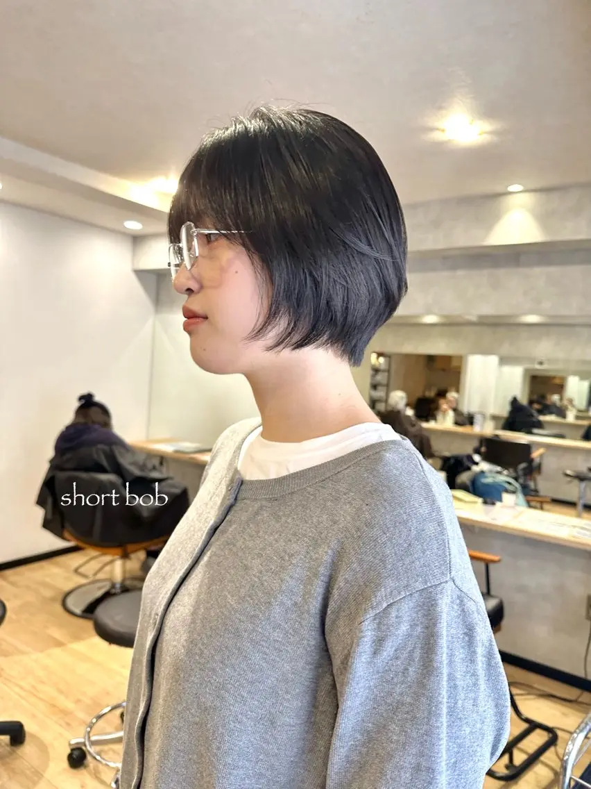 ショート カラー カット ヘアカラー トリートメント 🍃ショートヘア🍃 北林春樹のヘアスタイル