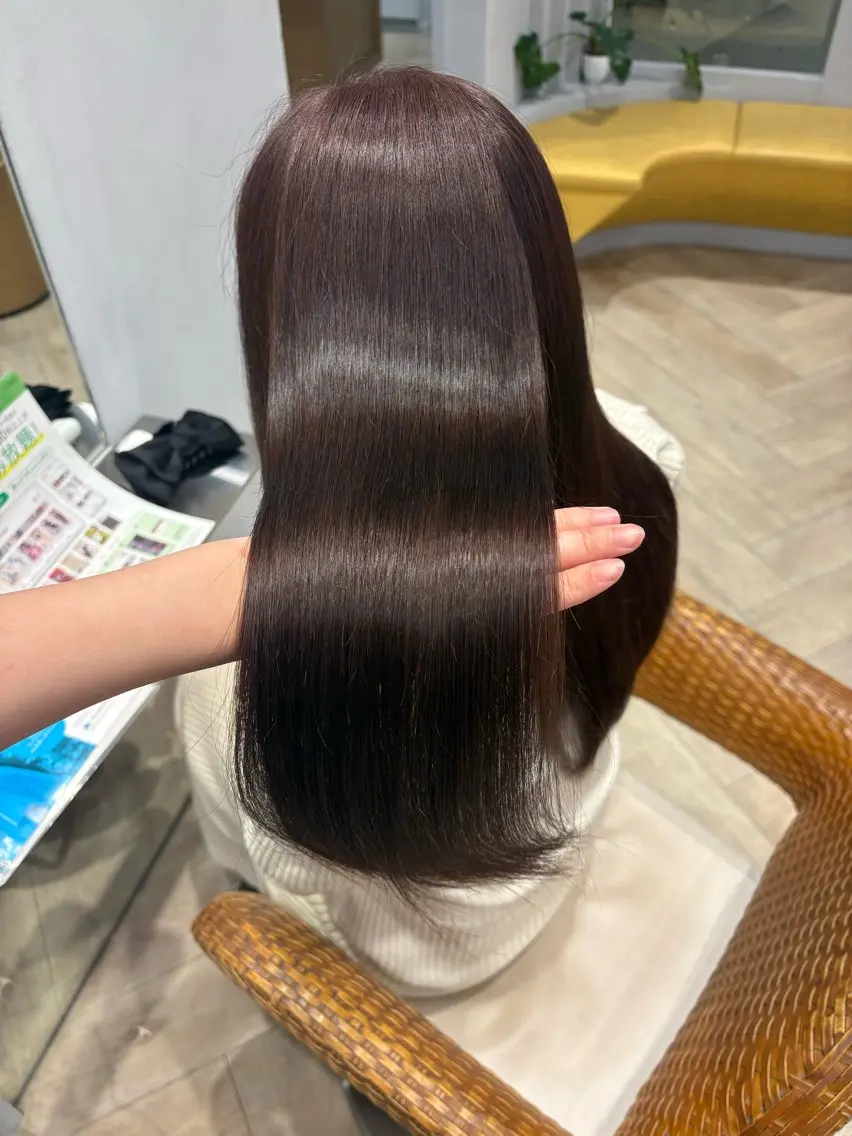 ロング ヘアカラー 水口 未唯菜のヘアスタイル