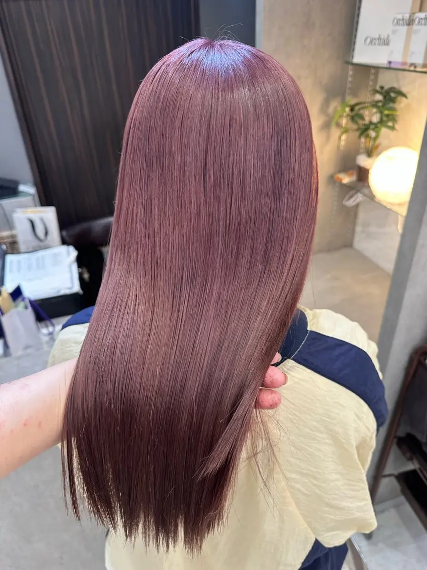 ロング カラー ヘアカラー AYAKASA 暖色カラー/レイヤーのヘアスタイル