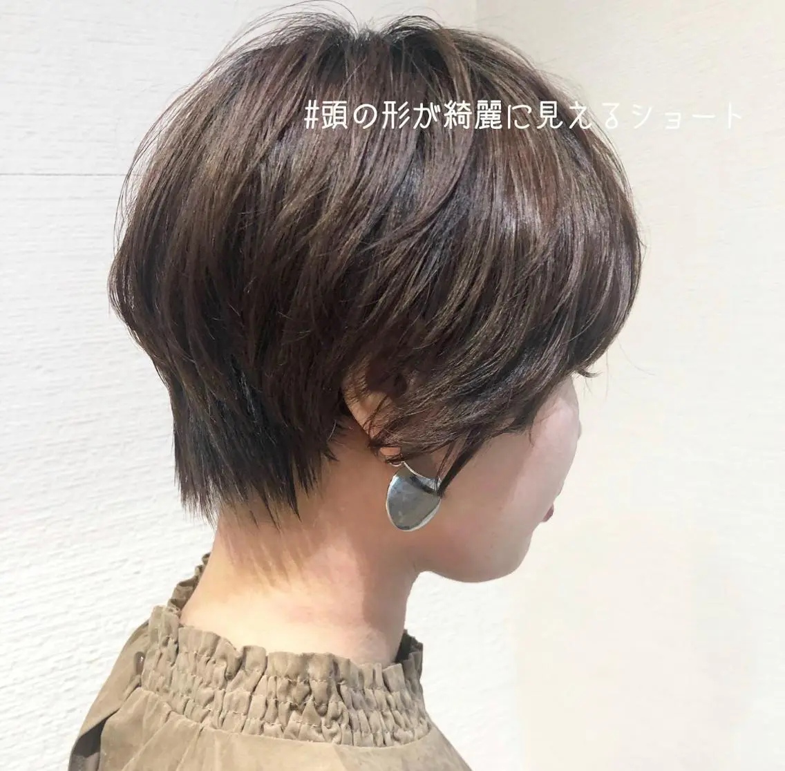 ショート カラー 似合わせカット/ レイヤーカット/新谷のヘアスタイル
