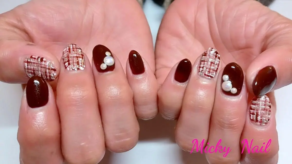 ネイル ツイードネイル Micky nail chikushinoのその他イメージ