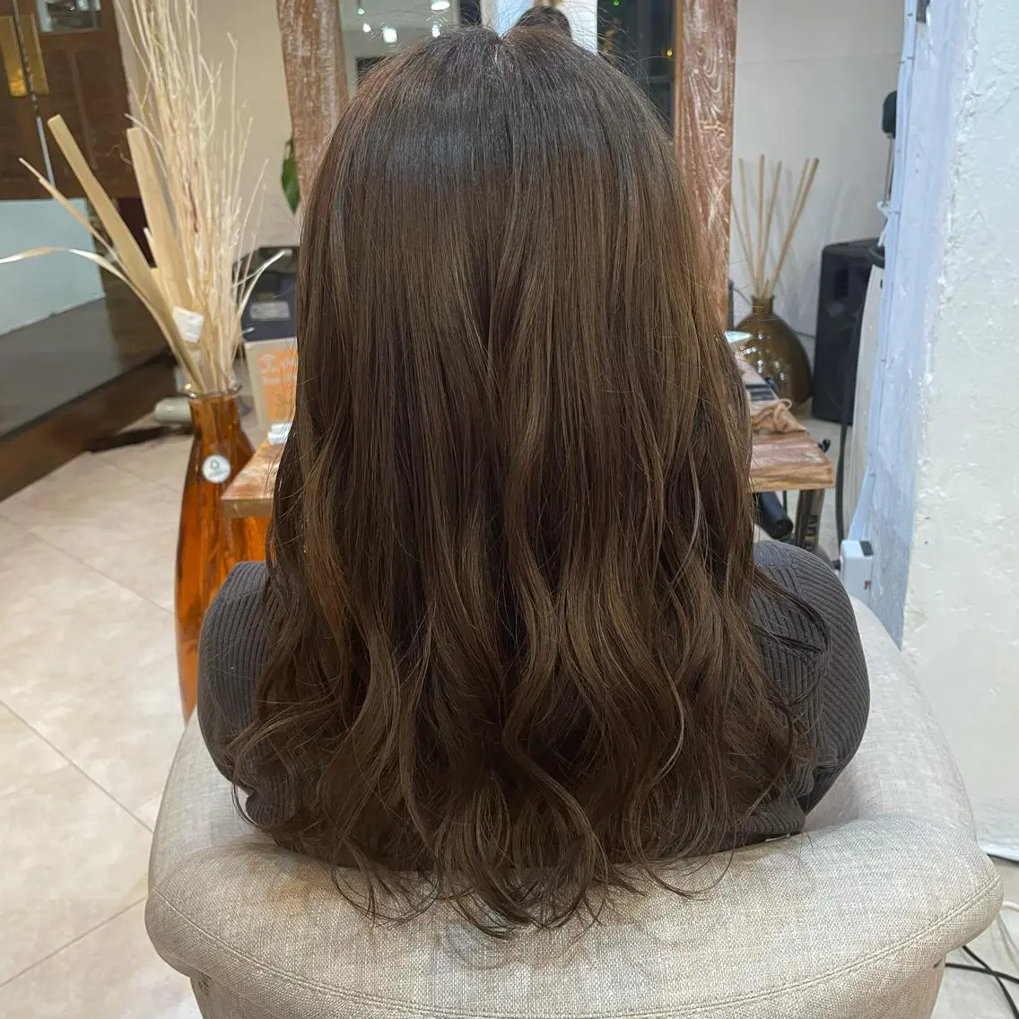 セミロング 清水 美雪のヘアスタイル