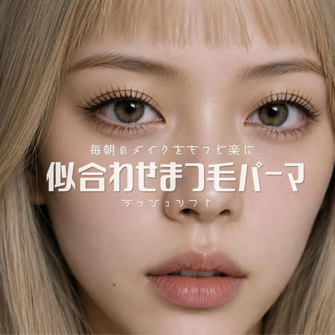 【 マツパモデル 】まつげパーマ上(ラッシュリフト) ¥4,500 ※コーティング付の写真