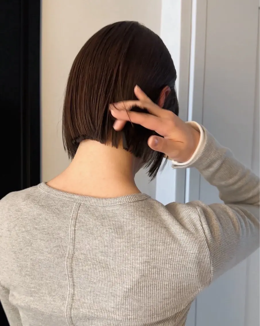 bob cut🔆🧡💛の写真