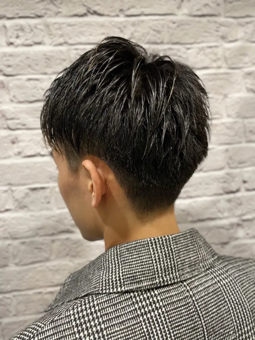 ミディアム メンズ 新崎 彩翔のヘアスタイル