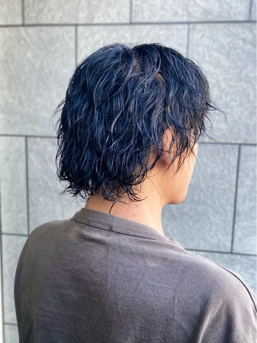 ショート パーマ メンズ メンズパーマ ツイストスパイラルパーマ スパイラルパーマ 寺本 玲花のヘアスタイル