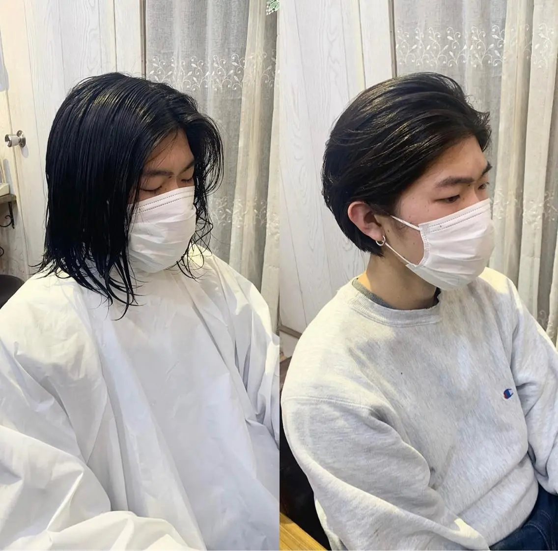 ショート メンズ 七原 海夕のヘアスタイル