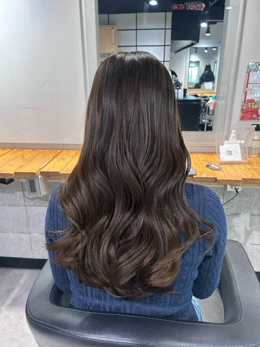 ロング カット ヘアカラー ヘッドスパ レイヤーStyle 🪽菜々実のヘアスタイル