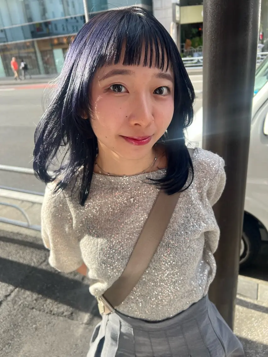 ミディアム カラー 高畑 恵莉 👒 暖色 / 艶髪 🧺のヘアスタイル