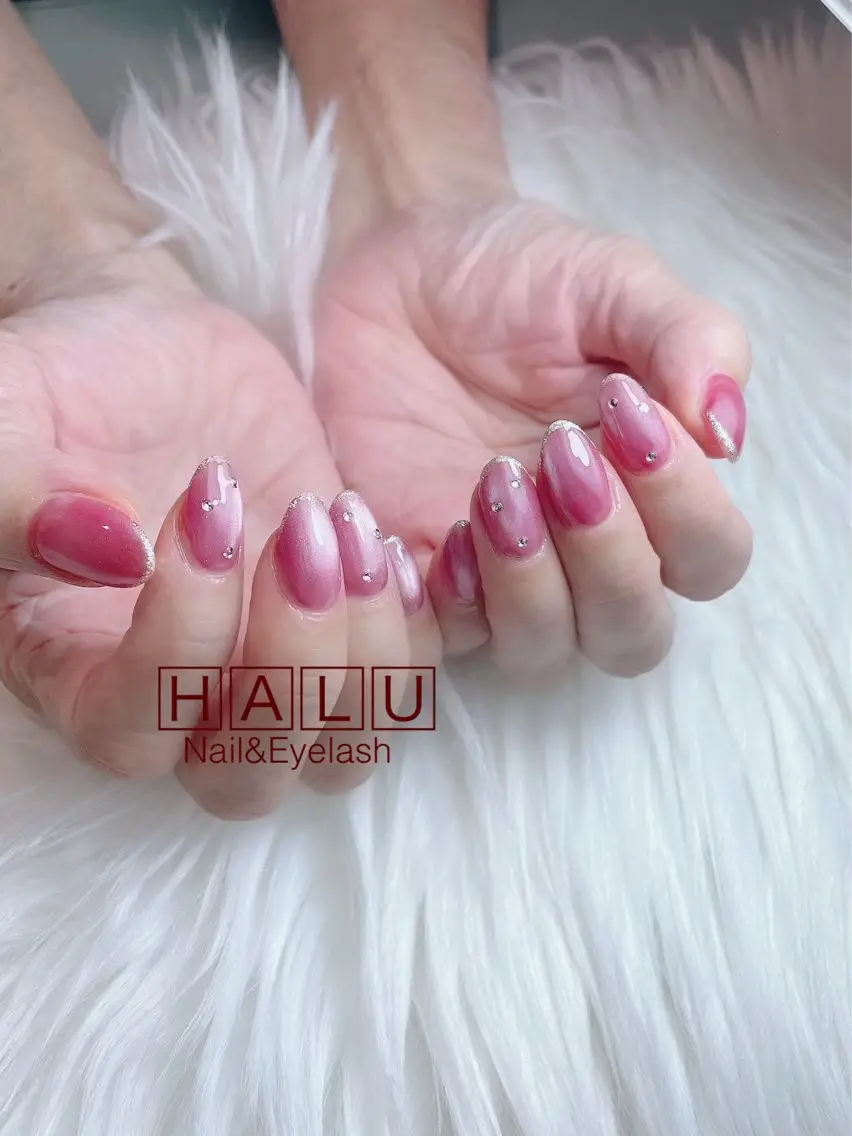 ネイル シンプルネイル ハンドネイル フットネイル HALU ハルのネイルデザイン