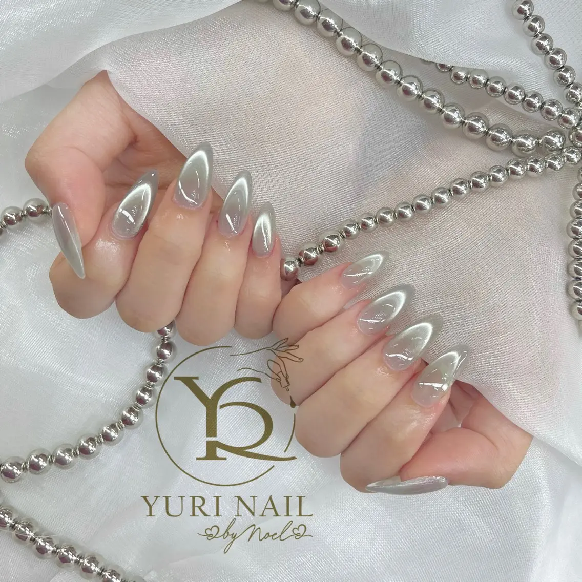 ネイル チークネイル フットネイル フレンチネイル グラデーション キラキラネイル ハンドネイル フットネイル ハンドケア YURI Nail Funabashiのネイルデザイン