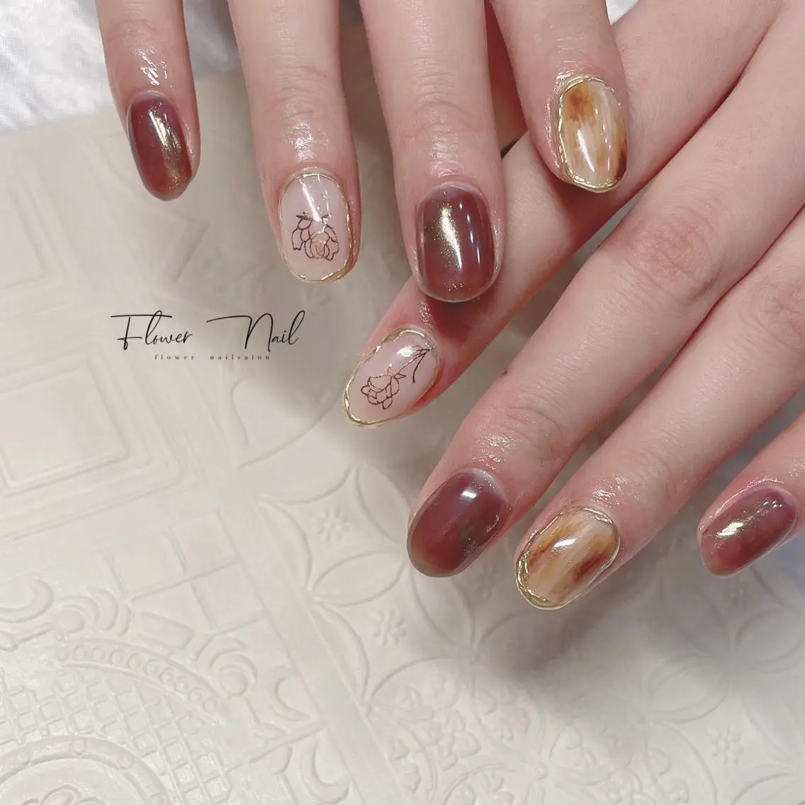 ネイル Flower nailのネイルデザイン