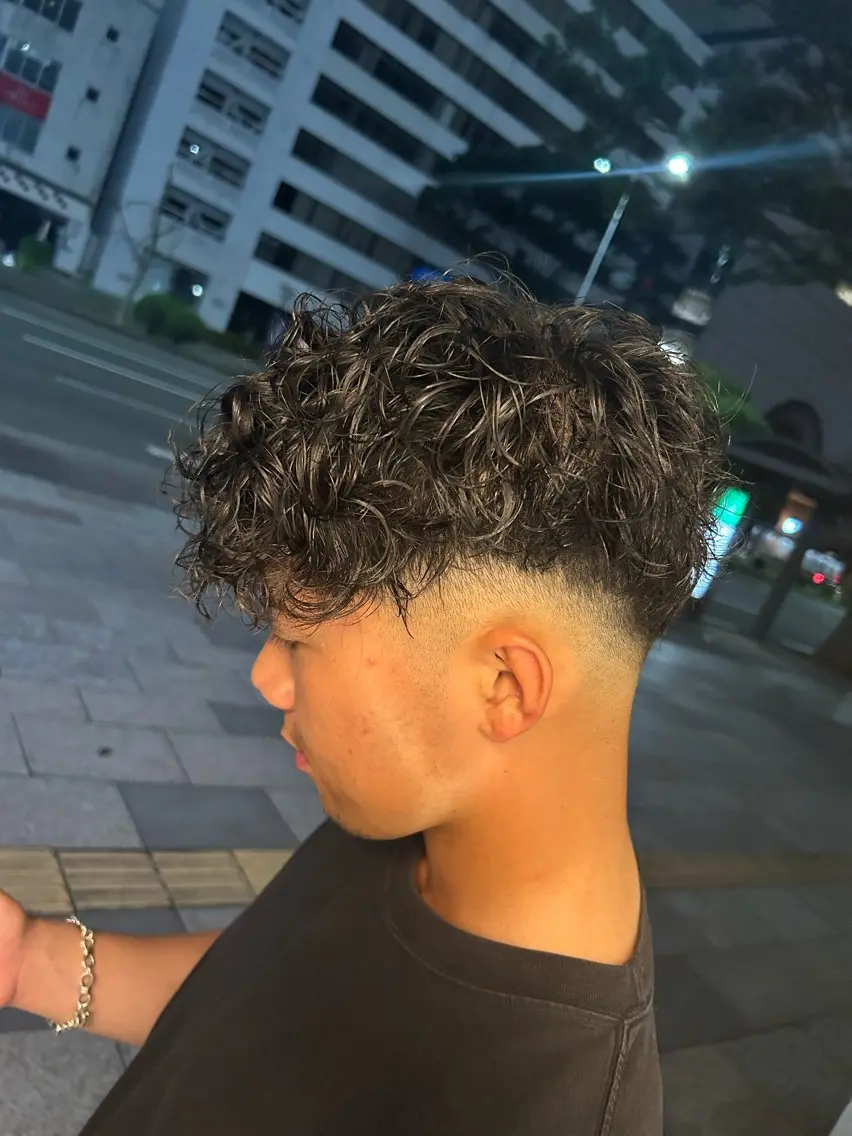 パーマ メンズ メンズパーマ 【メンズパーマ特化】 リュウのヘアスタイル