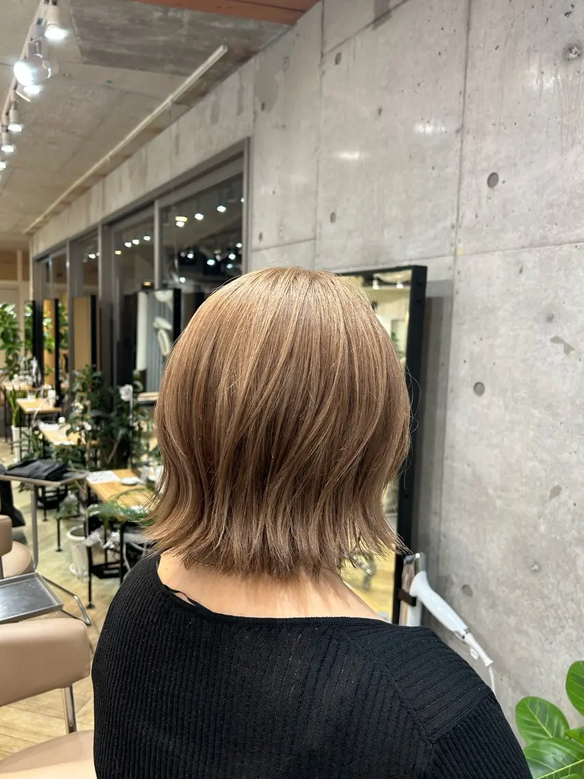ミディアム ヘアカラー 似合わせカット＆艶 カラー🤍ヒナタ🤍のヘアスタイル