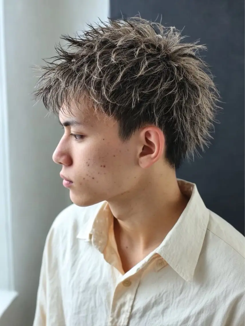 メンズ カット ヘアカラー トリートメント TELA HAIR 副代表RIKUのヘアスタイル