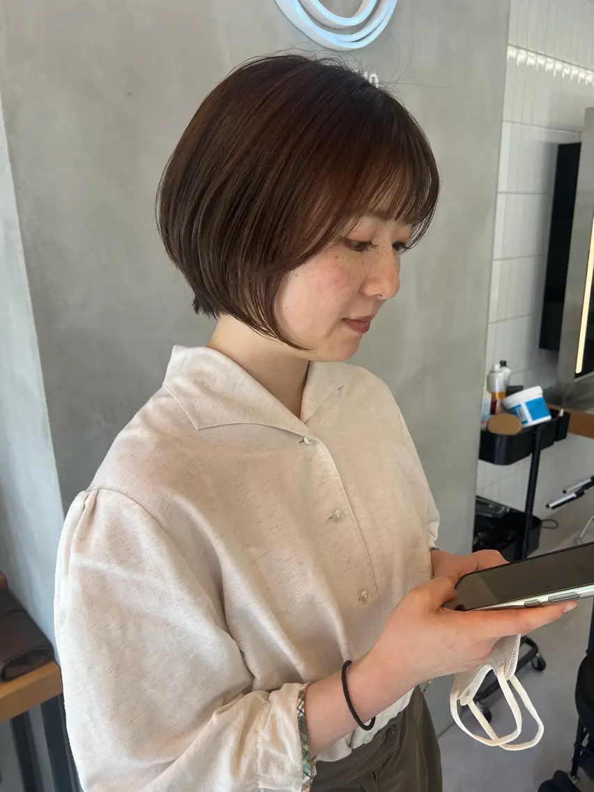 ショート 三浦 れいやのヘアスタイル